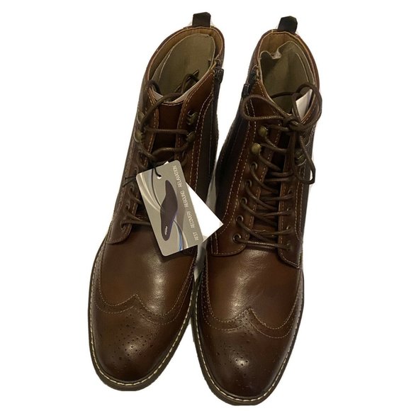 Sonoma Ortholite Booties Size 10M Men Brown Boots Lace Up